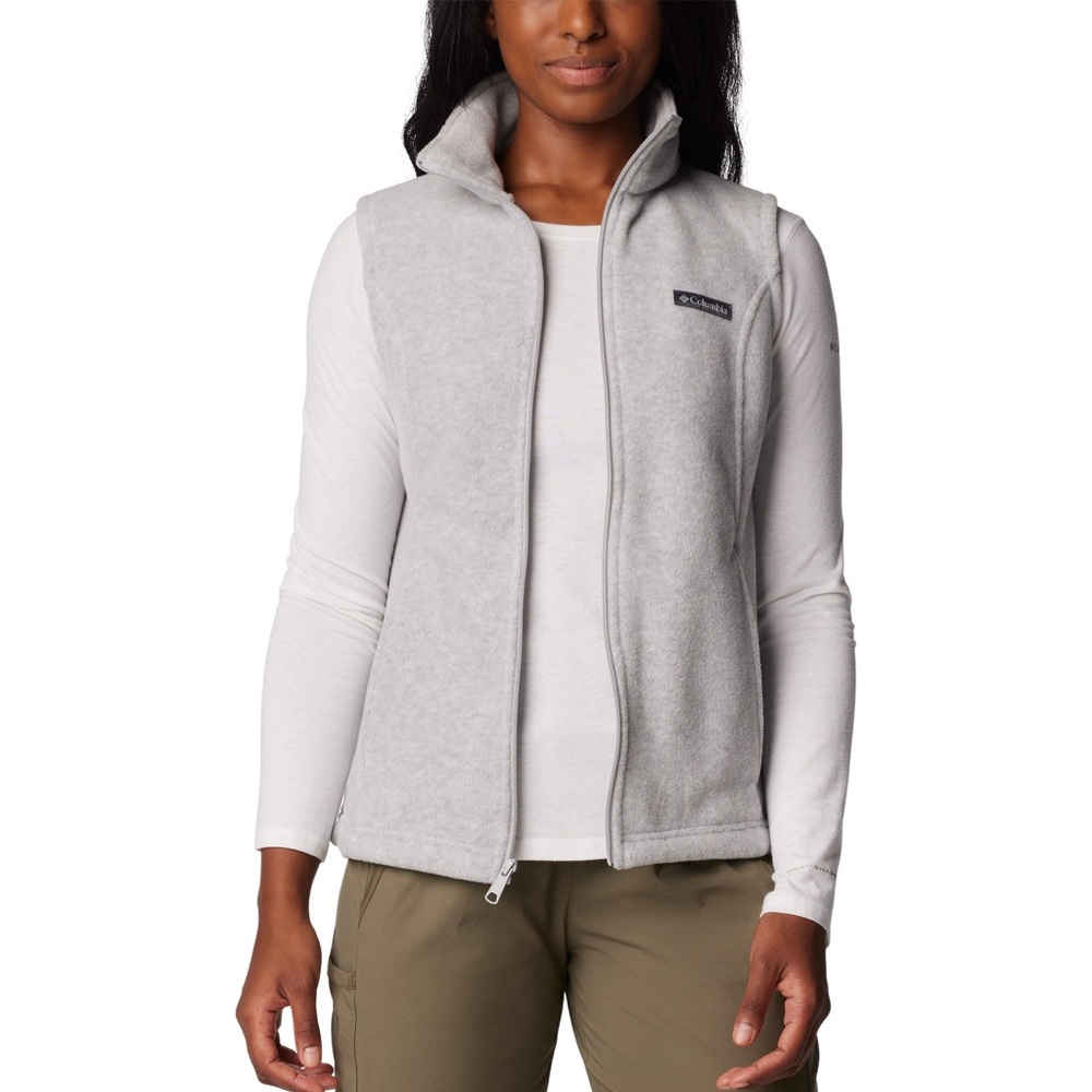 NWT Columbia Women’s Sz Lg Benton Springs Vest in Cirrus Grey Heather